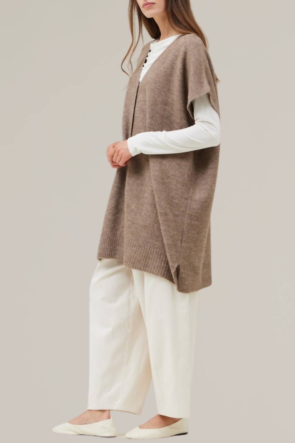 Grade & Gather - long sweater vest