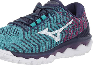 Mizuno Women's Wave Sky Waveknit 3 Running Shoes Ceramic/White Size 6.5 B(M) Us