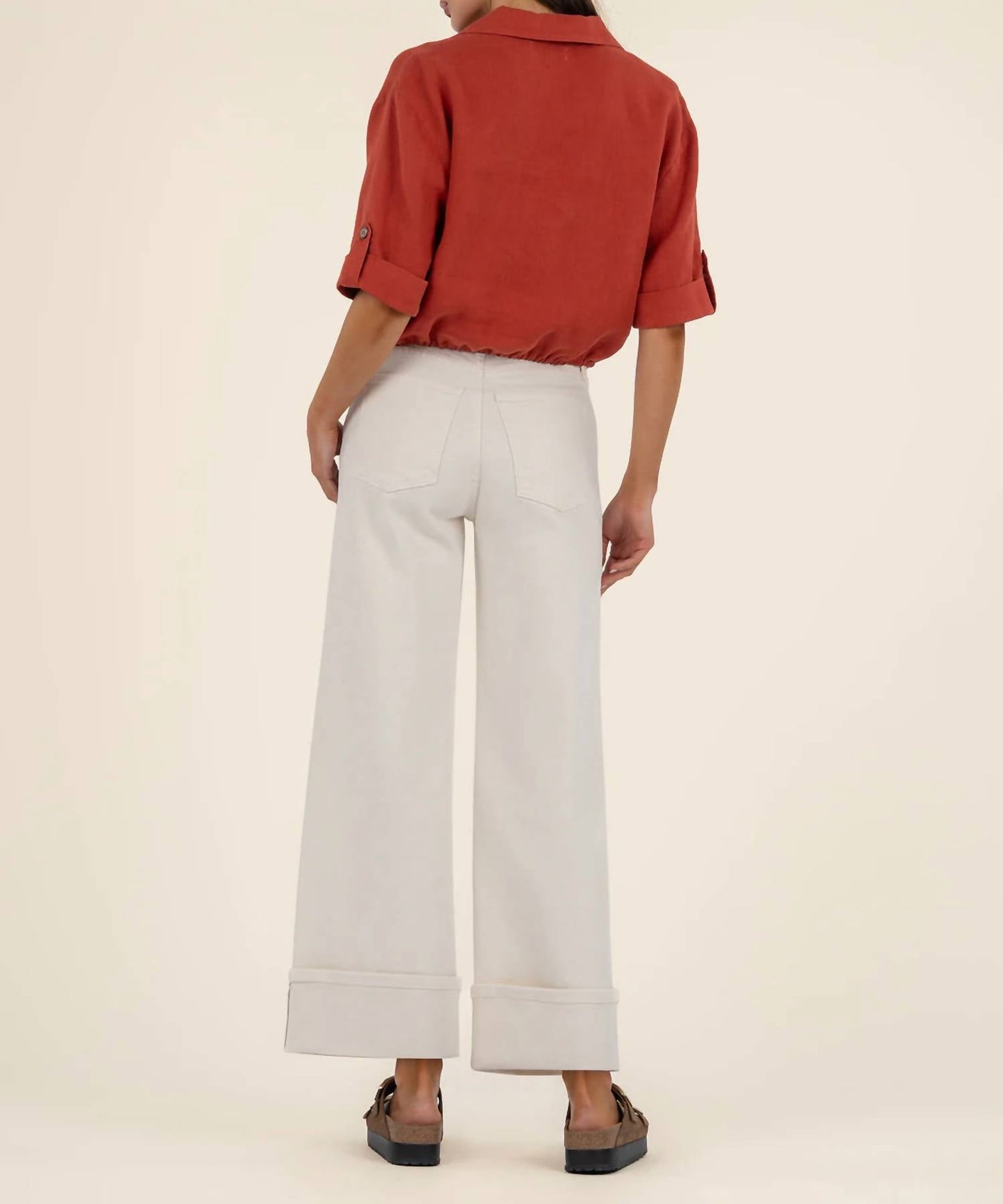 Kut From The Kloth - Rebel-knot Cuffed Sleeves Front Shirt