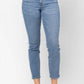 Judy Blue - Serenity Fray Detail Slim Fit Jeans