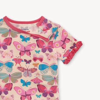 Magnetic Me - Girl's All A-flutter Short Sleeve Pajama Set