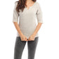 French Kyss - The Brooke Side Tie Pullover