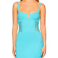 Susana Monaco - Angled Wire Mesh Mini Bodycon Dress