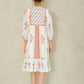 M.A.B.E. - Cadi Print Gathered Dress