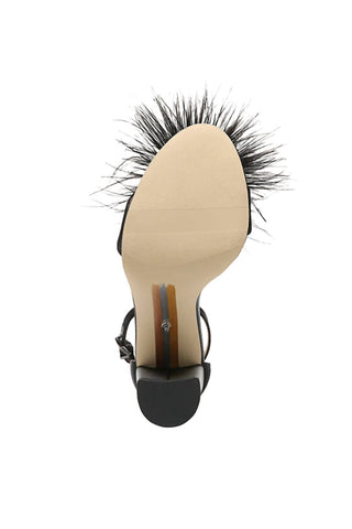 Sam Edelman - Women's Yaro Feather Heel Sandals