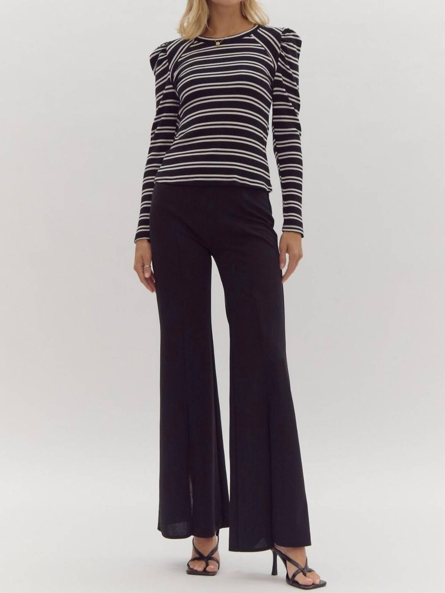 Entro - This Is The Life Striped Knit Top