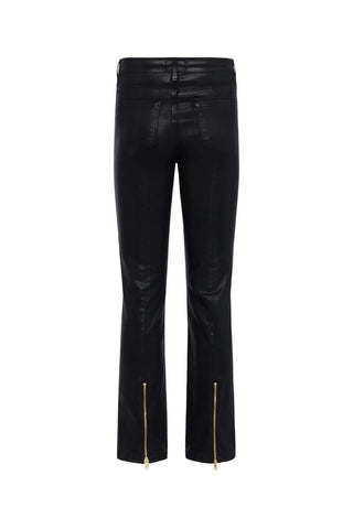 L'Agence - Ginny High Rise Straight Back Zip Jeans