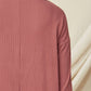 Entro - Ribbed Pocket Midi Dress Marsala