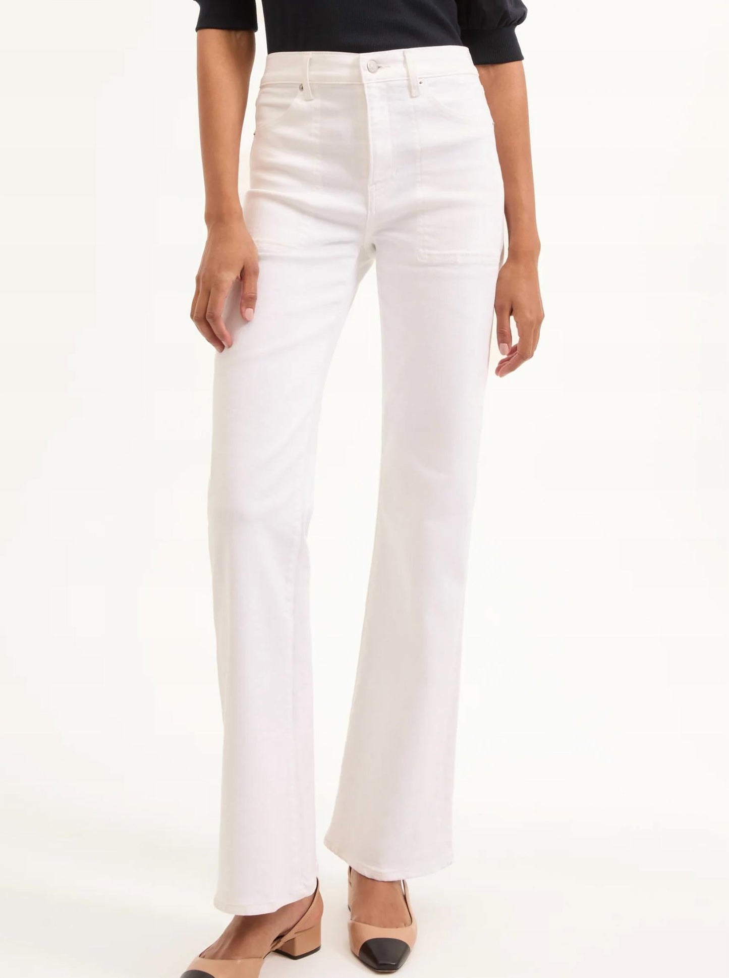 Veronica Beard - Crosbie Wide Leg With Patch Pocket