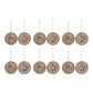 Wood Bird Tree Disc Ornament (Set of 12)