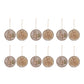 Wood Deer Tree Disc Ornament (Set of 12)
