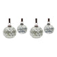 Silver Mercury Glass Ball Ornament (Set of 4)