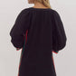 Entro - Sporty Side Stripe Pullover Mini Dress