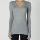 Enza Costa - CASHMERE FITTED CUFFED L/S V