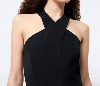 French Connection - Harry Suiting Criss Cross Vest