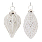 Frosted Glass Onion Ornament (Set of 6)
