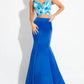 Rachel Allan - Two-piece Mikado Mermaid Gown