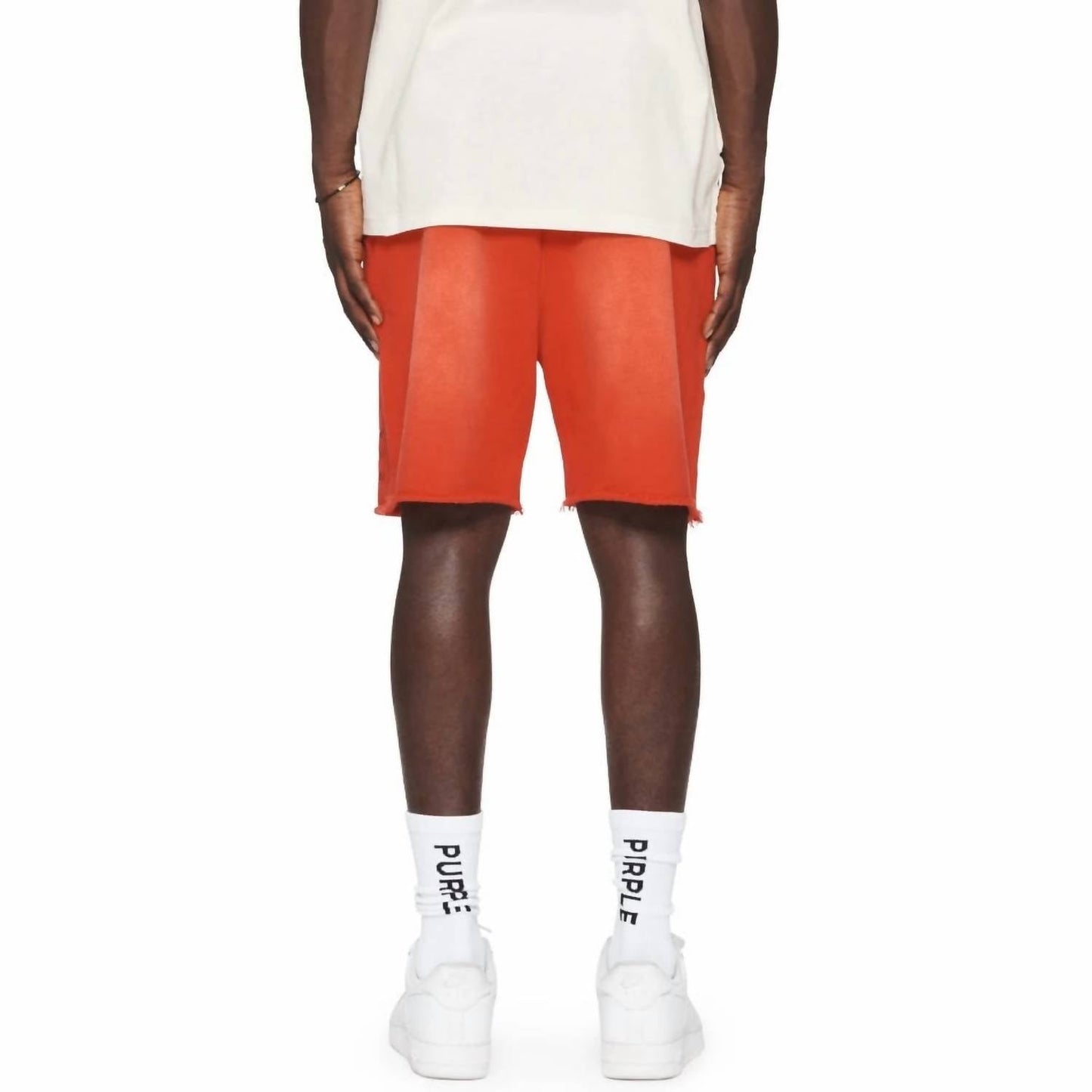 Purple Brand - Fleece Faded Wordmark Shorts