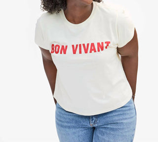 Clare V. - Classic Tee with Bon Vivant