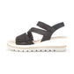 Gabor - Women's Leather Wedge Sandals