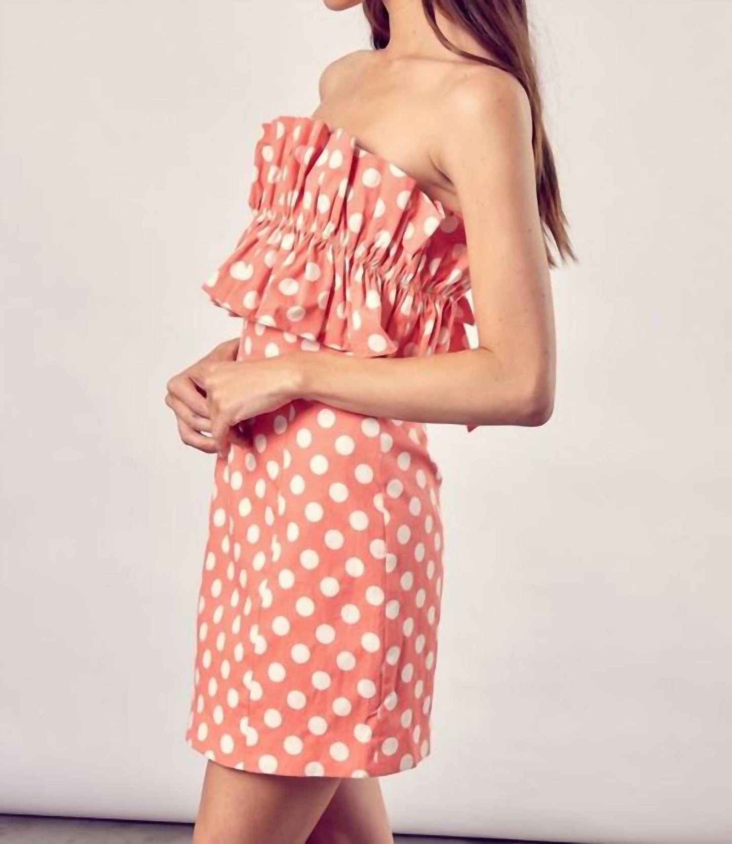Do+Be - Ruffle Polka Dot Dress
