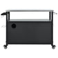 K&K 54.5 Inch Outdoor Kitchen Island with Stainless Steel Tabletop