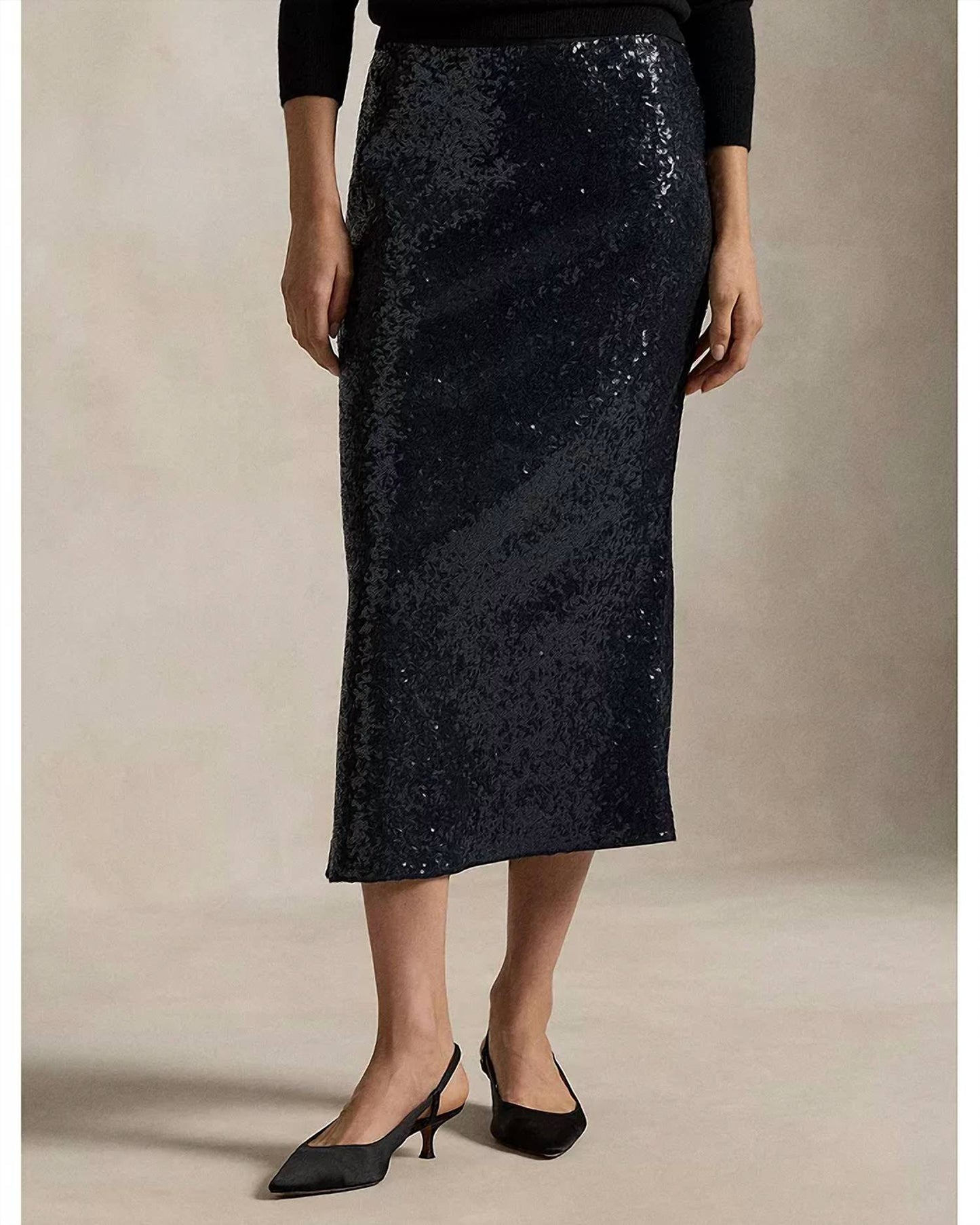Polo Ralph Lauren - Sequin Midi Skirt