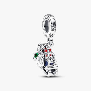Pandora - Christmas Sleigh Dangle Charm