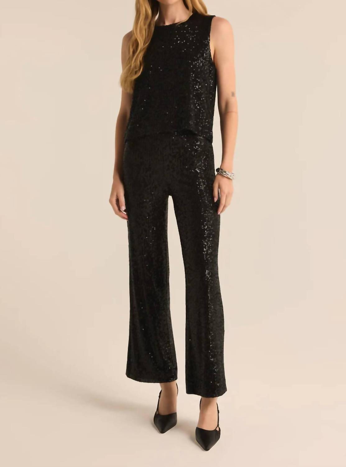 Z Supply - Skylar High Rise Sequin Pants