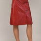 Fate By Lfd - Faux Leather Midi Skirt