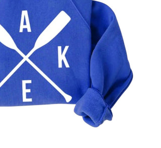 Kissed Apparel - Women's Lake Paddle Graphic Fleece Sweatshirt