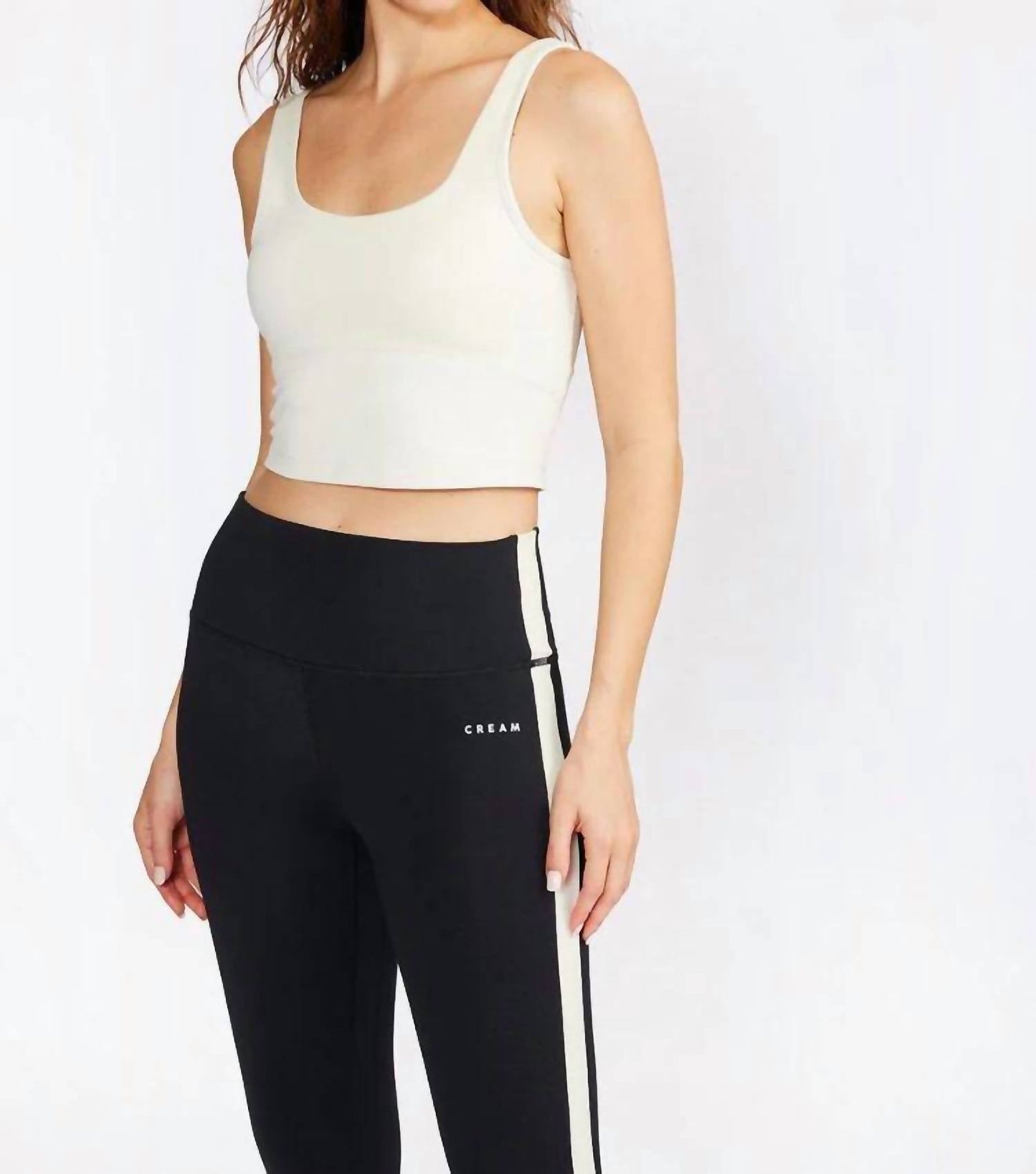 Cream Yoga - Ali Bra Tank Top
