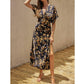 Dress Forum - Flutter Sleeve Satin Maxi Dress