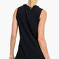 Mono B - Notched Sleeveless Flowy Tank Top