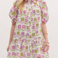Entro - Floral Printed Ruffle Mini Dress
