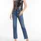 Amanda Uprichard - Tenley Metallic Strapless Rosette Top