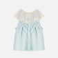 Allegra Paris - Mint With Lace Dress