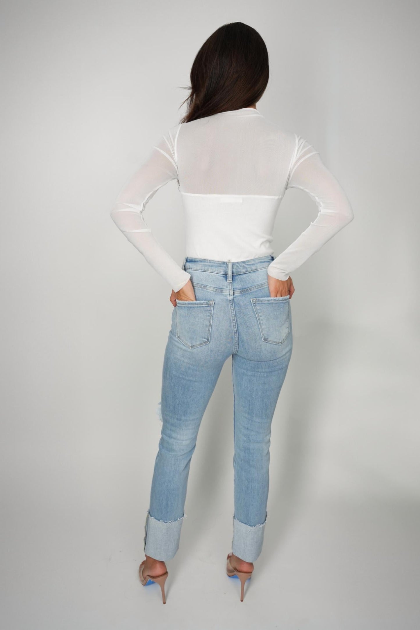 Falcon Park - Julian Mesh Mixed Top
