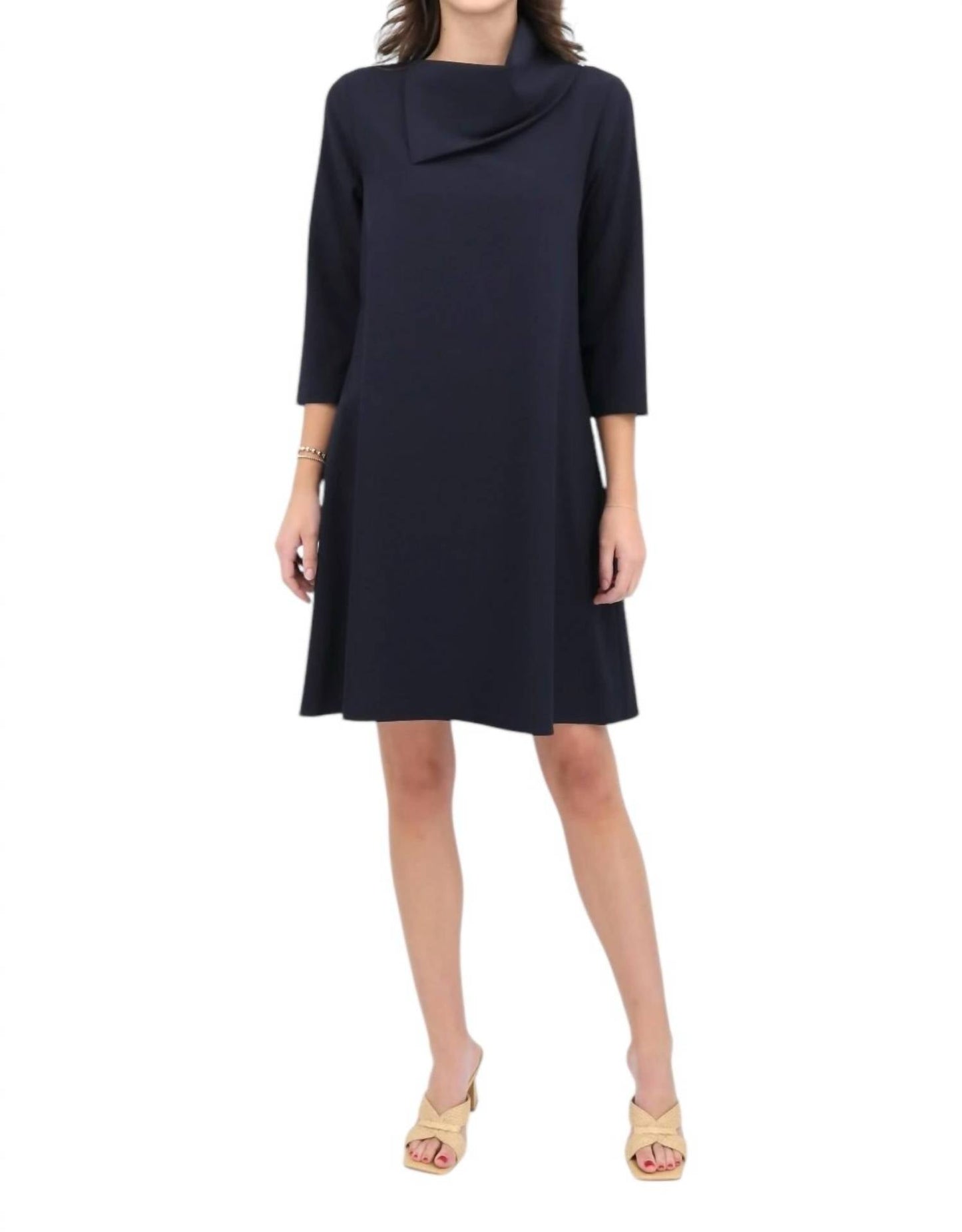 Estelle And Finn - Asymmetric Collar Dress