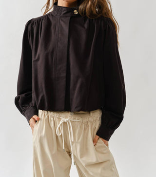 Aaron & Amber - Brynne Short Balloon Trench Jacket