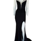 Jovani - Black Maxi Evening Gown