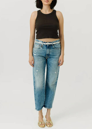 R13 - Low Rise Boyfriend Jeans