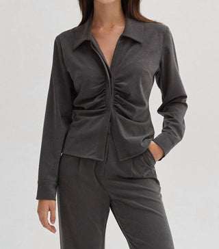 Crescent - Women's Zarina Ruched Blouse