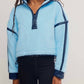 Free People - Mountain High Shine 1/2 Zip Pullover