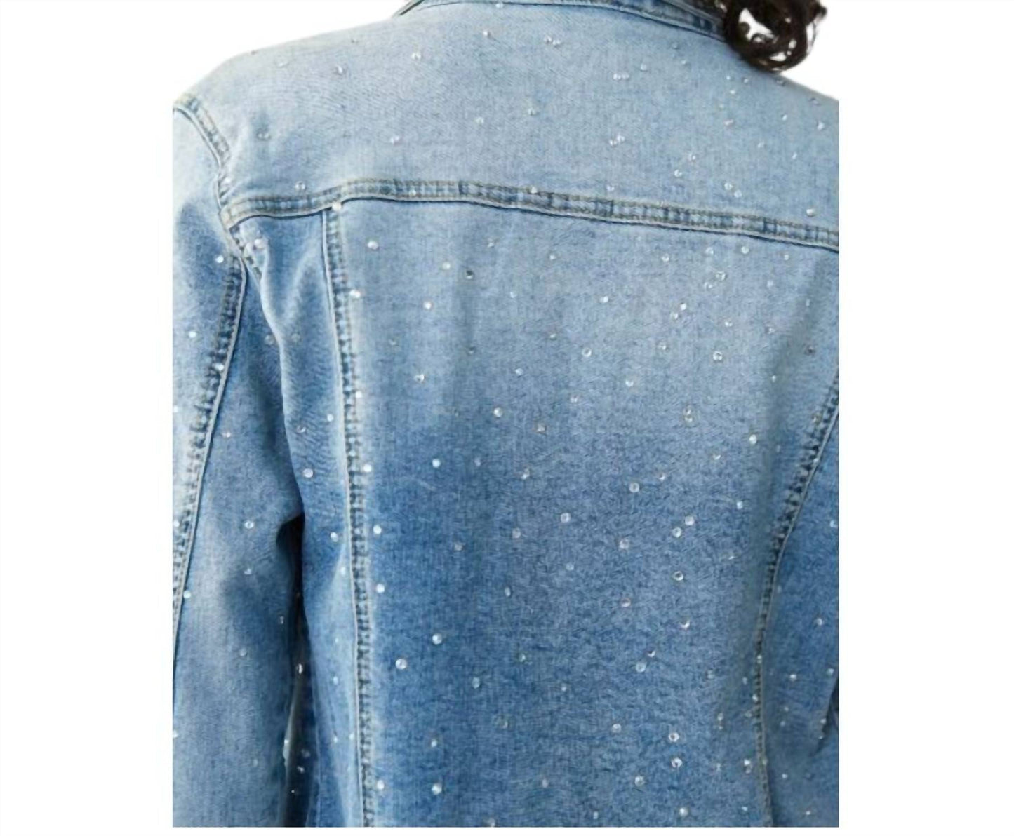 Joseph Ribkoff - Denim Jacket With Rhinestones