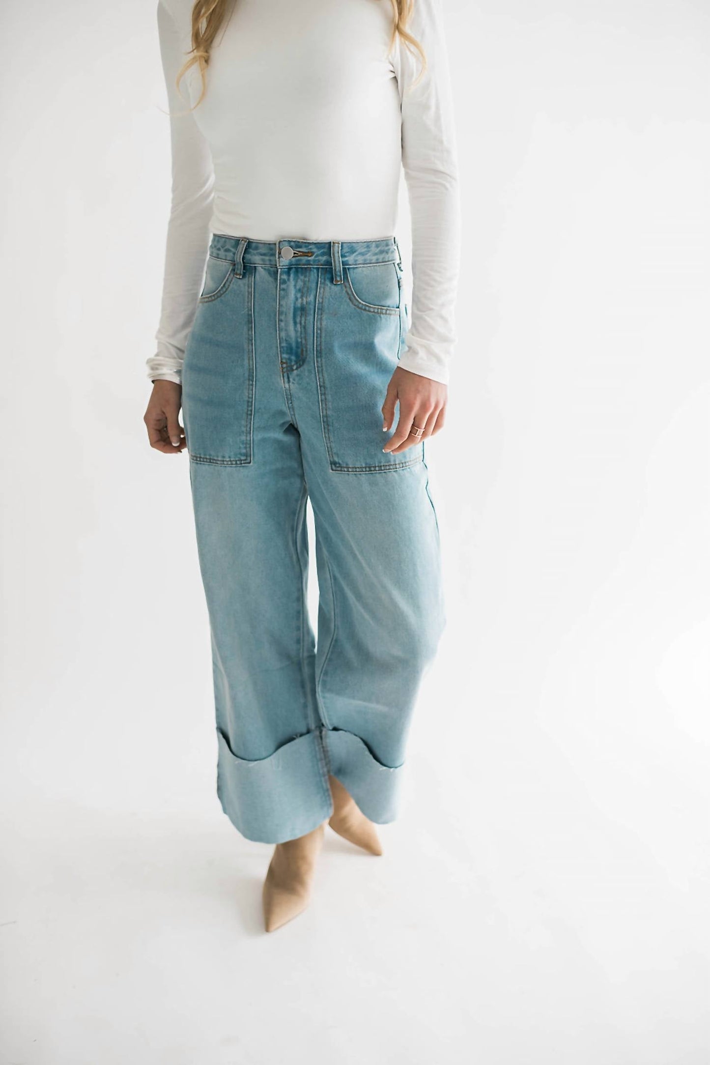 Falcon Park - Novah Wide Leg Jeans