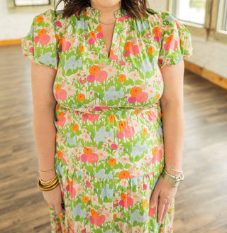 Entro - Brynlee Floral Maxi Dress - Plus