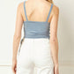 Entro - Shirred Cropped Cami