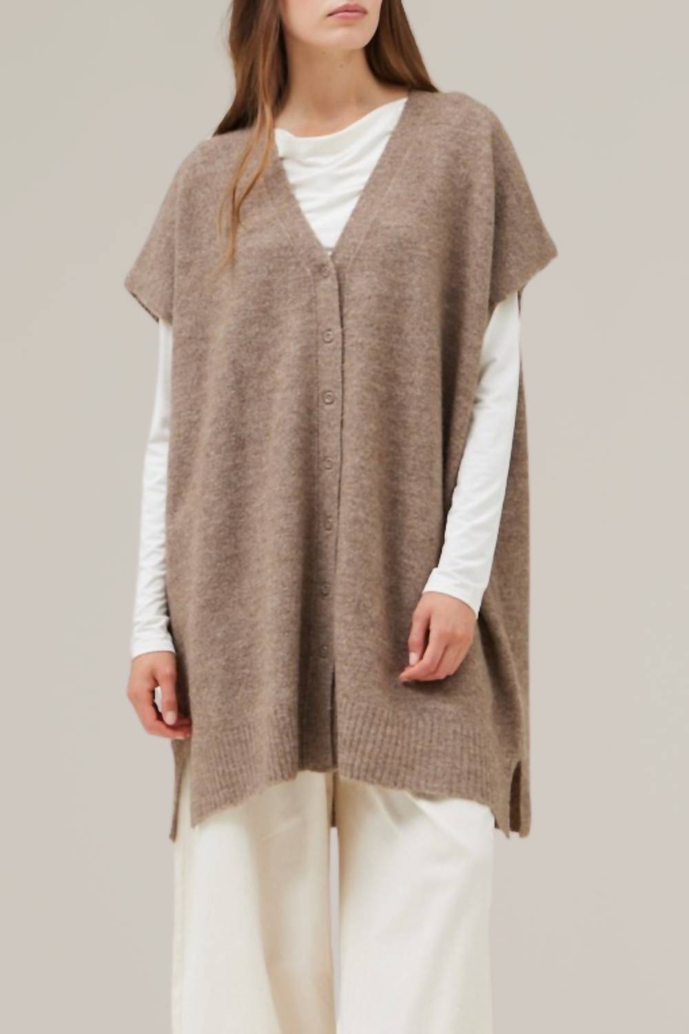 Grade & Gather - long sweater vest