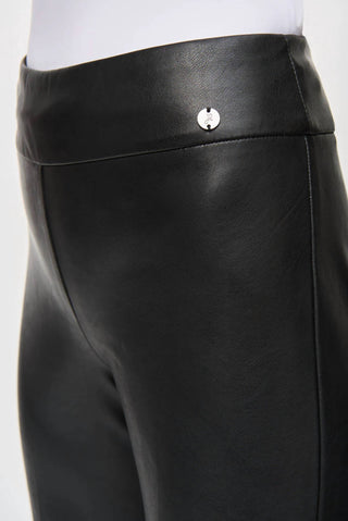 Joseph Ribkoff - Leather Kick Flare Pant